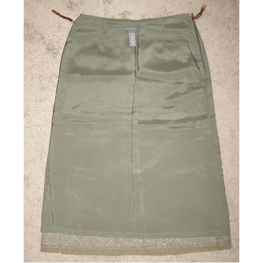 New Banana Republic lined skirt mid calf sz 8